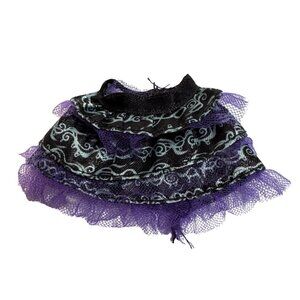 Monster High Ruffle Skirt for Twyla Boogeyman 13 Wishes Aqua Black Purple